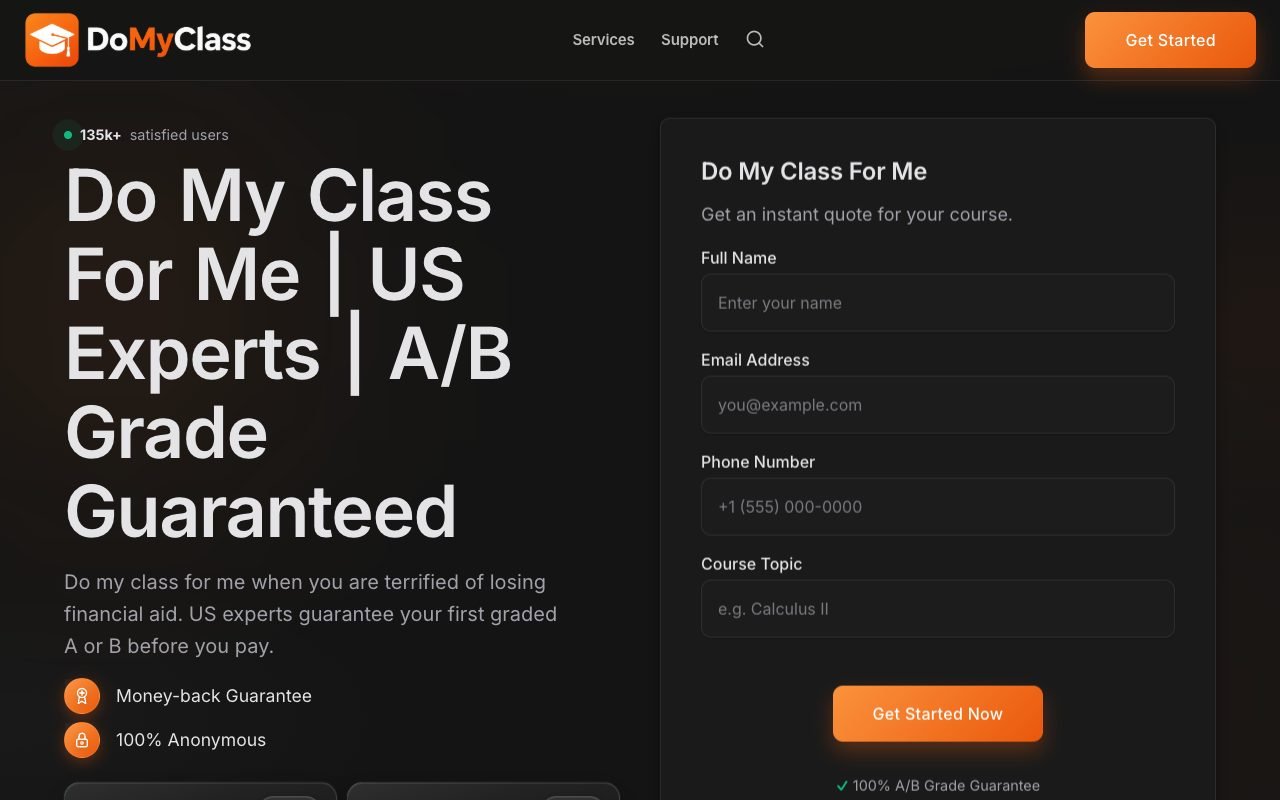 domyclassforme.us website review screenshot